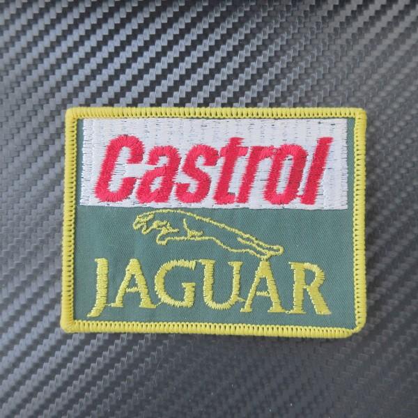 CASTROL �J�X�g���[�� JAGUAR �X�N�G�A�^ �N���X�o�b�W