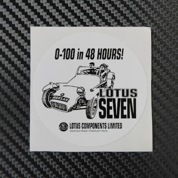 ���[�^�X�Z�u�� LOTUS COMPONENTS LIMITED 0-100 in 48HOURS! �ی`�z���C�g�X�e�b�J�[