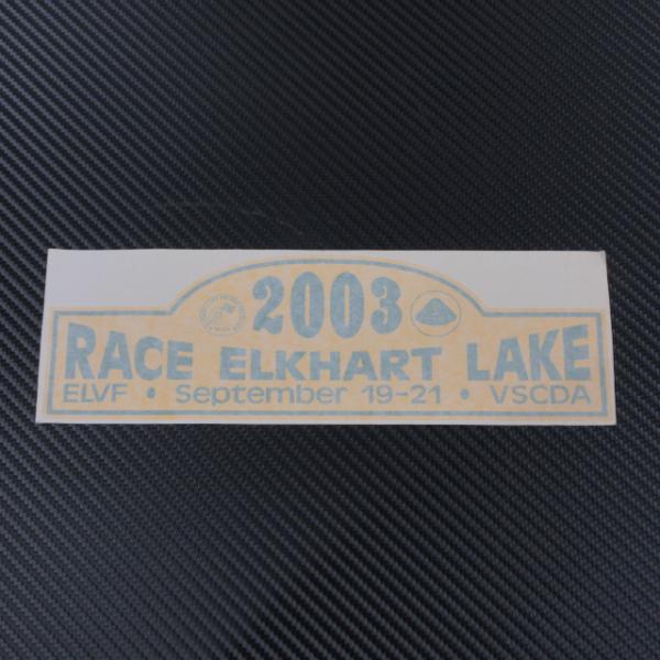 2003 RACE ELKHART LAKE LOTUS �X�e�b�J�[ �^ NEW OLD STOCK