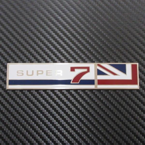 ケーターハム CATERHAM スーパーセブン ユニオンジャック リアバッチ メタルエンブレムプレート