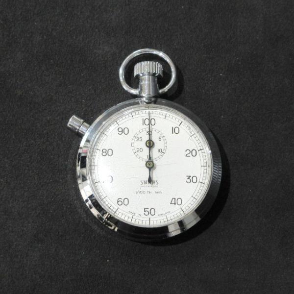 スミス SMITHS ストップウォッチ クローム 1/100TH. MIN. : AC MINDS