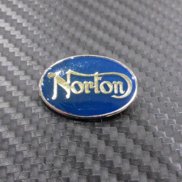 ノートン（NORTON） 楕円 青 ピンバッジ : AC MINDS AUTOJUMBLE - 通販