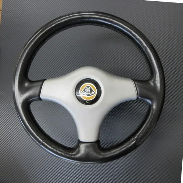 ロータス エリーゼ Mk1 純正ステアリングホイール ブラック＆シルバー  