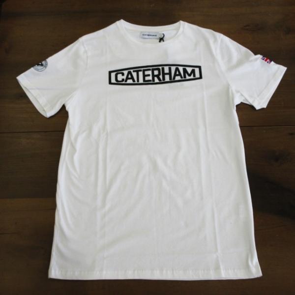 ケーターハム CATERHAM 半袖 Tシャツ ／ ホワイト＆ブラックフォント