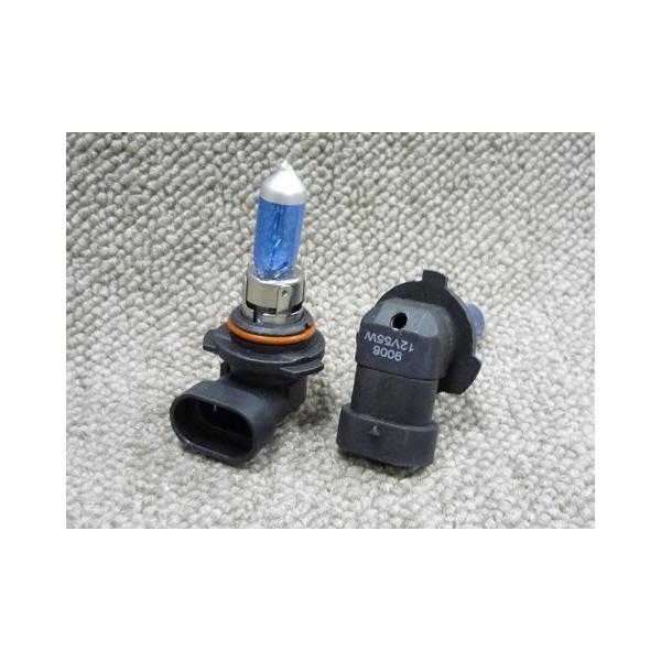 ハロゲンヘッドライトバルブスーパーホワイト9006/HB455W2個セット