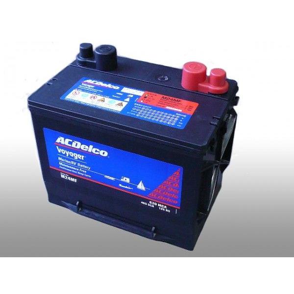 メンテナンスフリーバッテリーマリンm24mf/ACデルコ製 マリン