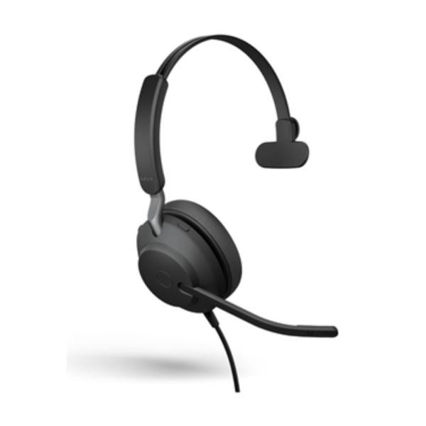 ヘッドセット マイク付き usb ジャブラ Jabra EVOLVE2 40 UC Mono usb-c 有線 片耳 在宅勤務 テレワーク 会議 パソコン teams zoom ゲーミング 2年保証