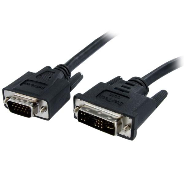 DVI-VGA変換ディスプレイモニターケーブル 1m DVI-A(オス)-ミニD-Sub15ピン(オス) スターテック Startech 全期間保証