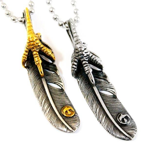 Indian Jewelry フェザー 羽 イーグルクロー 鷲 爪 インディアン 