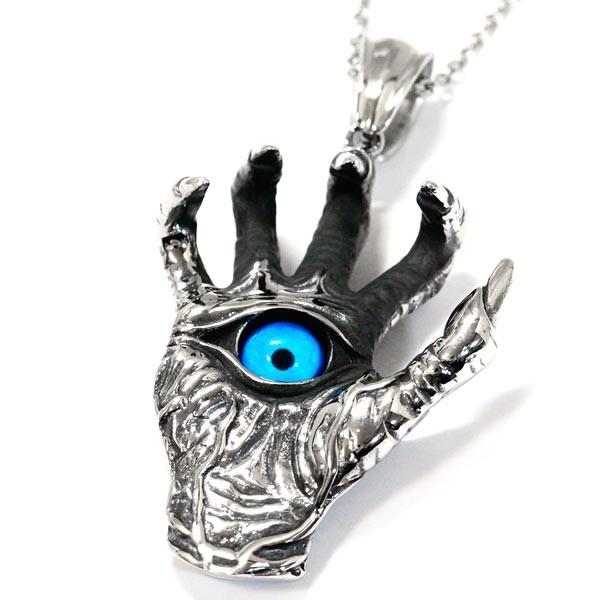 悪魔 デビル 手 ハンド 目 アイ 爪 ネイル 血管 筋 グロテスク ブルー