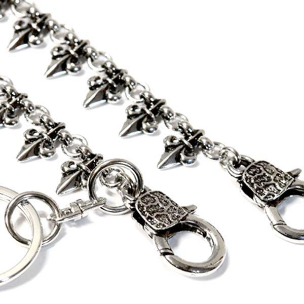 【21時まで当日発送】BLEES ウォレットチェーン　百合紋章 21時まで当日発送】BLEES ウォレットチェーン 百合紋章 21時まで当日