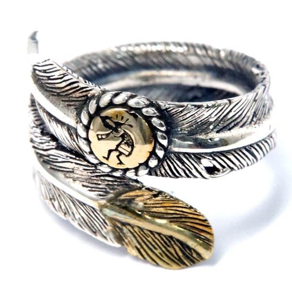 Indian Jewelry インディアンジュエリー リング イーグルフェザー 鷲 