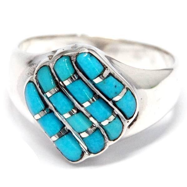 Indian Jewelry インディアンジュエリー リング 天然石 ターコイズ 