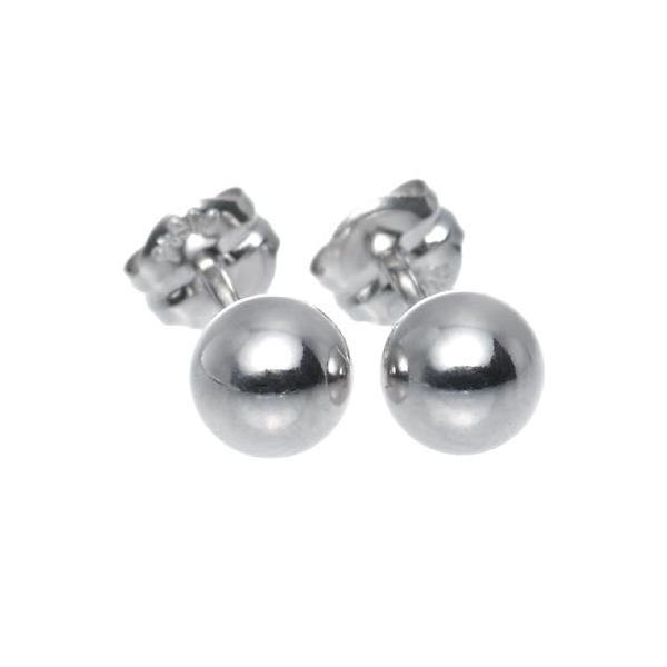 ピアス レディース 丸玉ピアス ボールピアス プラチナ Pt900 4mm 即納 