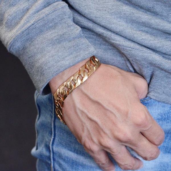 新品 高品質 日本製 18金 K18 喜平ブレスレット 18cm 即日発送 18金 ブレスレット 喜平 8面トリプル 10g 18cm ゴールド メンズ