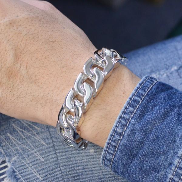 喜平 ブレスレット プラチナ メンズ Pt900 350g 25cm 喜平ブレスレット