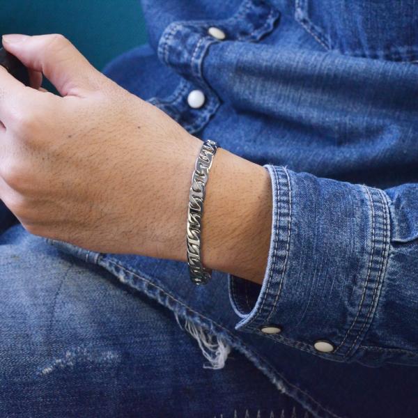 喜平 ブレスレット プラチナ メンズ Pt900 37g 19cm 日本製 刻印入り 長さ指定可能 キヘイ チェーン 男性用 8mm幅 Buyee Buyee Japanese Proxy Service Buy From Japan Bot Online