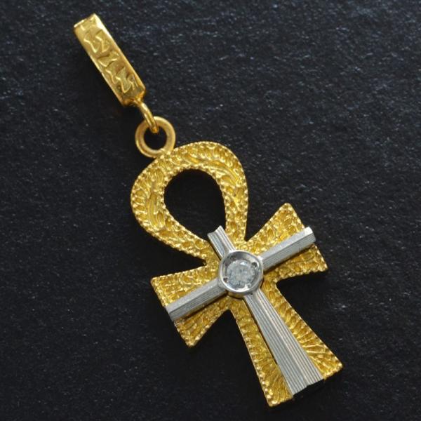 ペンダントトップ メンズ K24 24金 純金 Pt999 純プラチナ