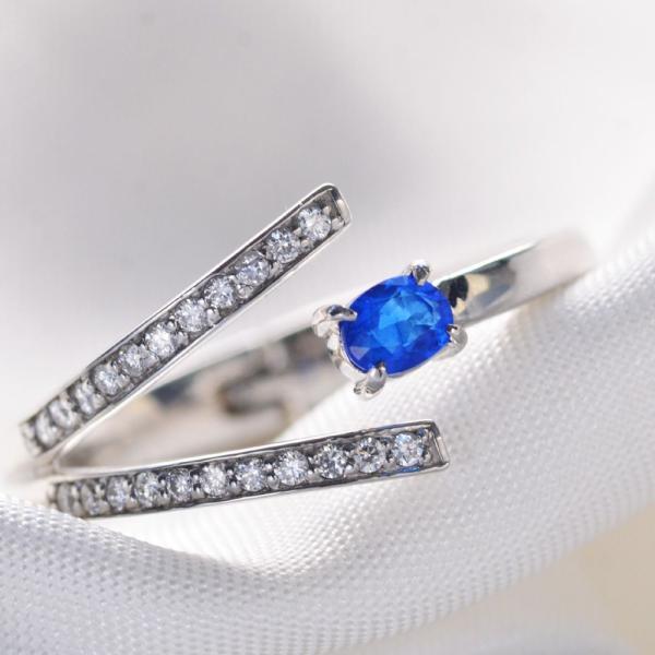 アウイナイト ダイヤモンド フリーサイズ リング 指輪 プラチナ Pt900