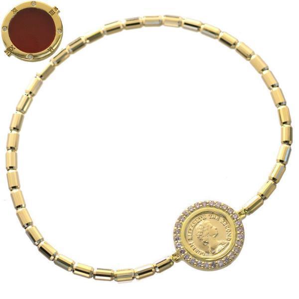 新品?24K金横暴竜骨の腕輪男性にも女性にも着用できるブレスレット6