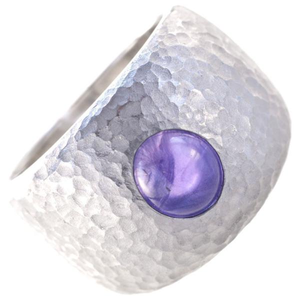 指輪 メンズリング プラチナ バイオレット スターサファイア Pt950