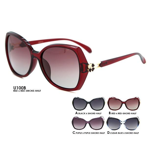 サングラス 偏光 U100 大きい かわいい おしゃれ レディース デザイン Uvカット Au100z アカウントエスyahoo 店 通販 Yahoo ショッピング