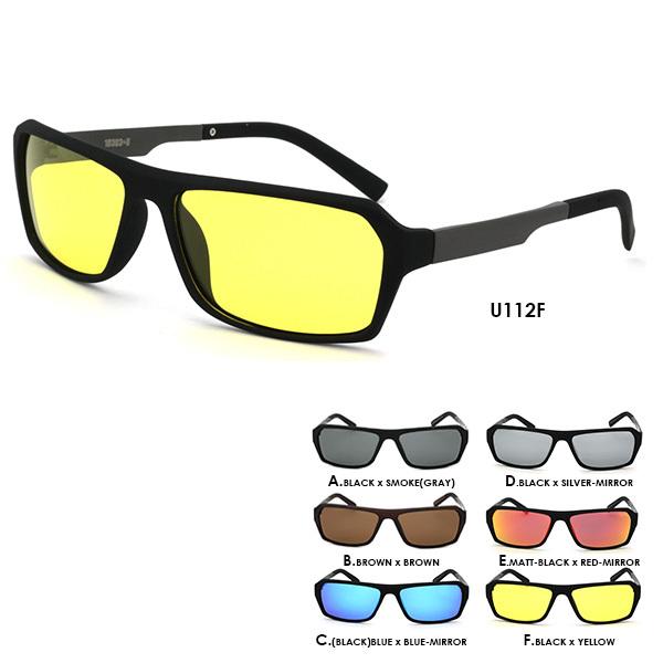 【ＳＰＥＣ】□商品名：偏光 ボストン サングラス（ミラーサングラス）□ブランド：10303+U□型番：U112□フレームカラー：ブラック、ブラウン□レンズカラー：スモーク（グレー）・ブラウン・ブルーミラー・シルバーミラー・レッドミラー・イエ...