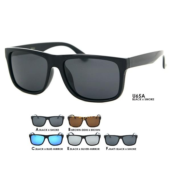 【ＳＰＥＣ】□商品名：偏光サングラス（ミラーサングラス）□ブランド：10303+U□型番：U65□フレームカラー：ブラック・ブラウンデミ・マットブラック□レンズカラー：スモーク・グリーン（Ｇ１５）・ブラウン・ブルーミラー・シルバーミラー□サ...