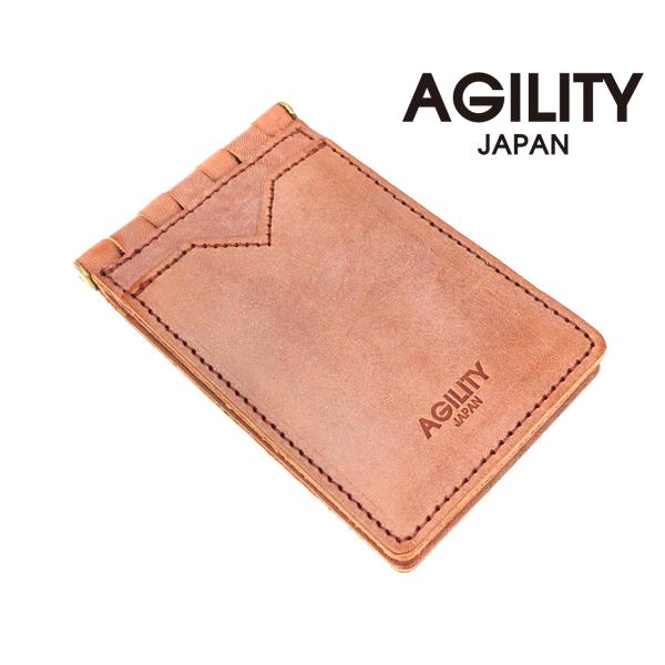 アジリティ ロロマ コンビネII バタフライ式パスケース/ブラウン メンズ 0226 AGILITY