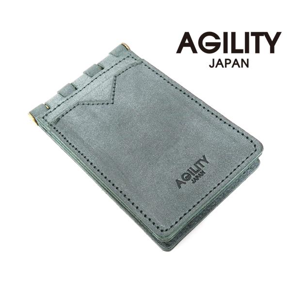 アジリティ ロロマ コンビネII バタフライ式パスケース/グリーン メンズ 0226 AGILITY