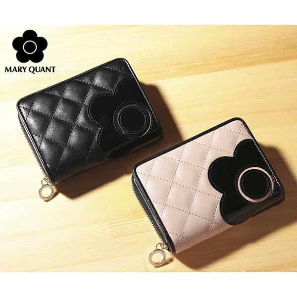 MARY QUANT マリークワント エナメルデイジーキルト 2つ折り MARY QUANT マリークワント エナメルデイジーキルト 2つ折り