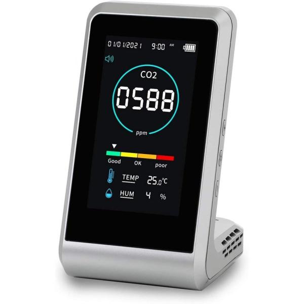 東亜産業 二酸化炭素濃度測定器 CO2マネージャー TOA-CO2MG-001 温度