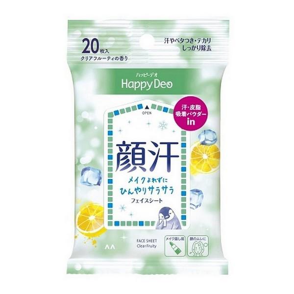 (株)マンダム ハッピーデオ フェイスシート クリアフルーティ 20枚入