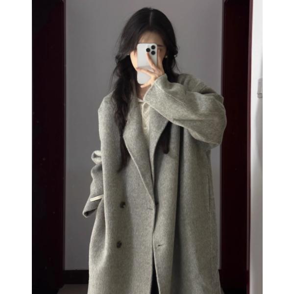 カシミヤコート レディース スーパーロングコート コート 冬 通勤