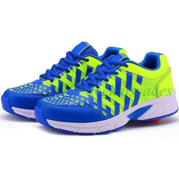 通気性のあるネットワーククロス生地、自然な発汗、爽やかな着心地耐滑り性と耐摩耗性に優れたMD耐摩耗アウトソールを採用。 軽量のソール、かさばり、重く、質の悪いものに別れを告げる特殊ソール設計は、特殊ゴム加工を施したハイラバーアウトソールを採...