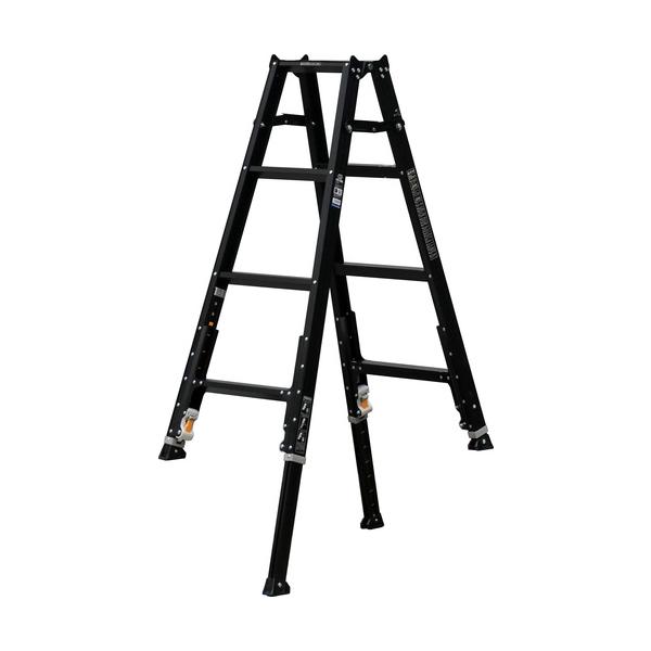 ALINCO（アルインコ） 軽量伸縮脚付専用脚立 KARU-150BK 天板高さ1.11