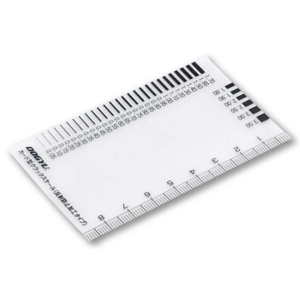 ●反射防止加工！屋外での撮影時に反射しにくくなっています。[仕様]サイズ：55×90mm測定範囲(約)：0.05〜3.50mm反射防止タイプ重量：2g