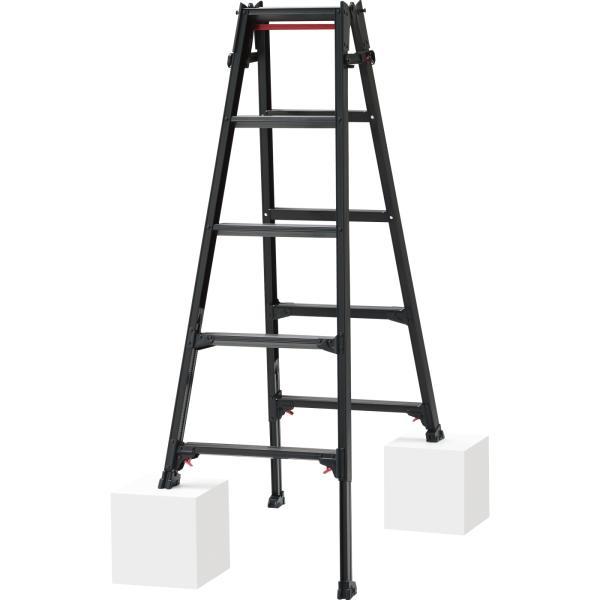他サイト： 長谷川工業 はしご兼用伸縮脚立 RYZB-15 天板高さ1.31-1.63m はしご時長さ2.75-3.40m 質量8.3kg　Hasegawa　個人宅配送不可の商品画像