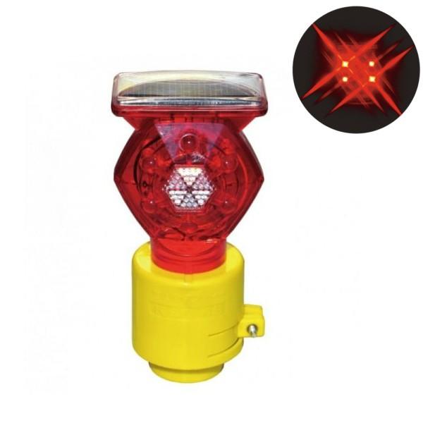 キタムラ産業 ソーラー式セフティフラッシュ KSF-6SN ソーラー式LED