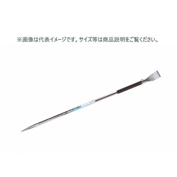 ●完全焼入れパイプを使用し、軽くで曲がりにくく、パイプとの接合部は強力かしめた後、さらに溶接で丈夫です。●ヤリ部は鉄骨工事の穴合わせ作業として使用できます。●尾部はワイド幅のスクレーパーです。●滑りにくいゴムグリップ使用。●高所作業での安全...