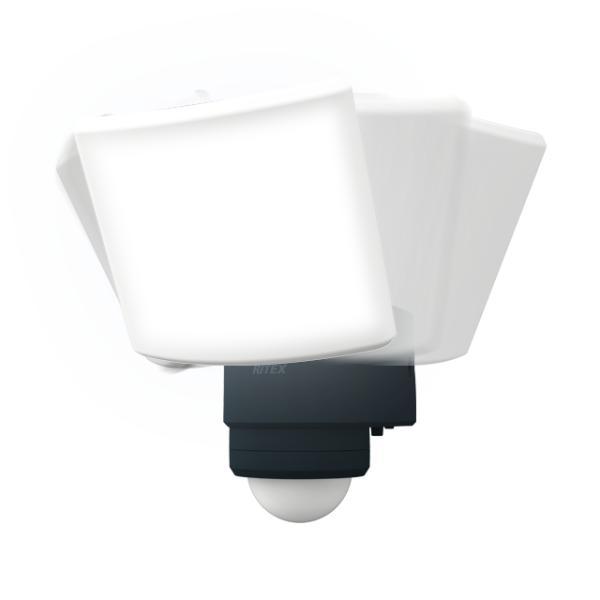 ムサシ RITEX 18Wワイド 追尾式LEDセンサーライト LED-AC1017TA 明るさ