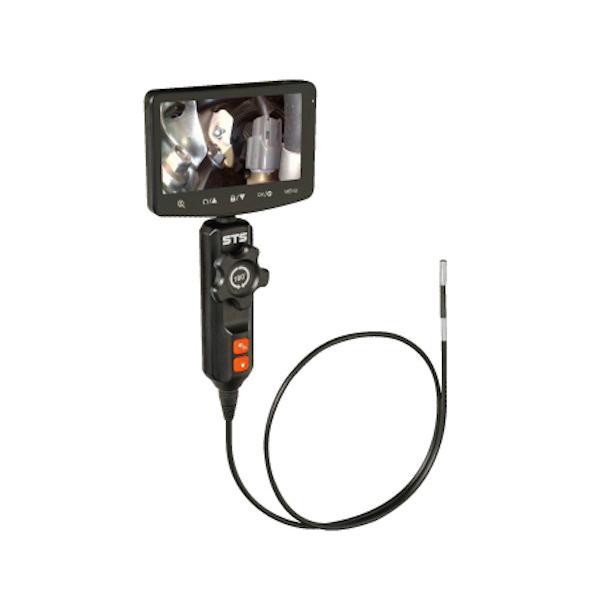 ●静止画・動画撮影●左右180°先端可動式●インターロック式ケーブル●先端側視ミラー標準装備●回転・ズーム機能・固定機能●LED光量調整可能●5.0インチ液晶カラーモニター●タッチ式操作パネル●ケーブル長：1mタイプ【標準付属品】・本体・U...