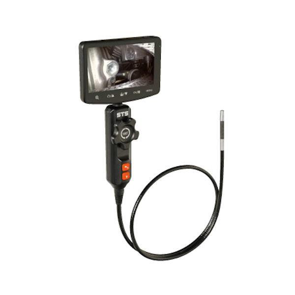●静止画・動画撮影●左右180°先端可動式●フレキシブル式ケーブル●先端側視ミラー標準装備●回転・ズーム機能・固定機能●LED光量調整可能●5.0インチ液晶カラーモニター●タッチ式操作パネル●ケーブル長：1mタイプ【標準付属品】・本体・US...