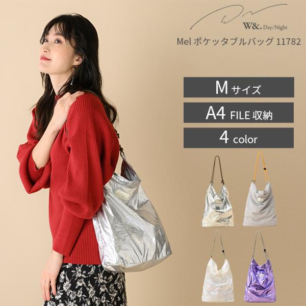 W＆.Day/Night エース公式 トートバッグ レディース M 折り畳み