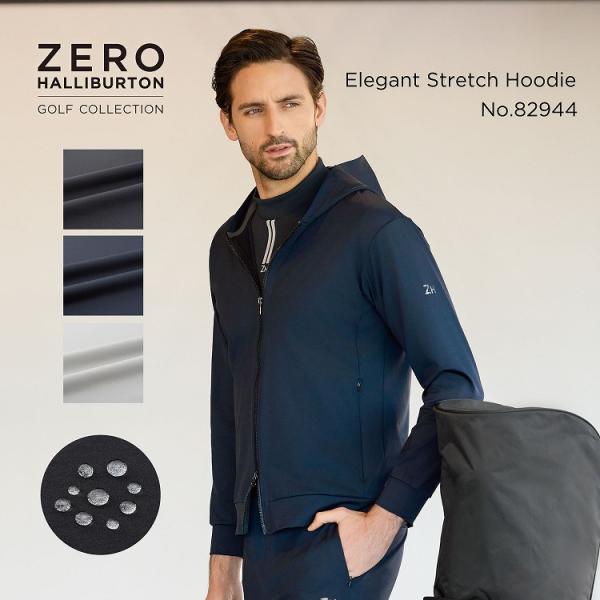 ZERO HALLIBURTON ゼロハリバートン ゴルフ エレガントスウェットフーディー 撥水 抗菌防臭 メンズ ZHG-M5S2a 82944