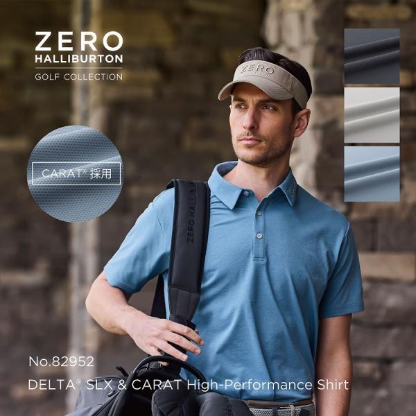 ZERO HALLIBURTON ゼロハリバートン ゴルフ 着心地ポロシャツ 吸水速乾 UVケア メンズ ZHG-M5S7a 82952