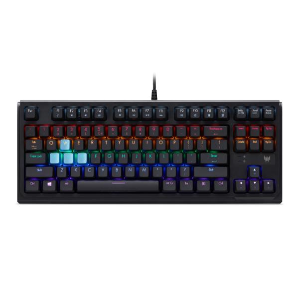 Predator Aethon 301 TKL テンキーレス メカニカル ゲーミングキーボード 青軸 Outemu Blue スイッチ 87キー 英語配列 USB接続 アンチゴースト対応 PKB010