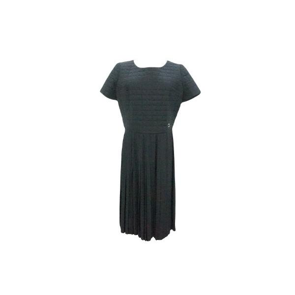 CHANEL（シャネル） #apc ワンピース 44 黒 チョコバー シルク