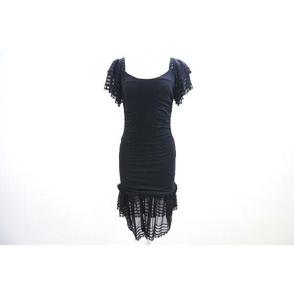 CHANEL #spc シャネル ワンピース 34 黒 07C ドレスワンピース レース  