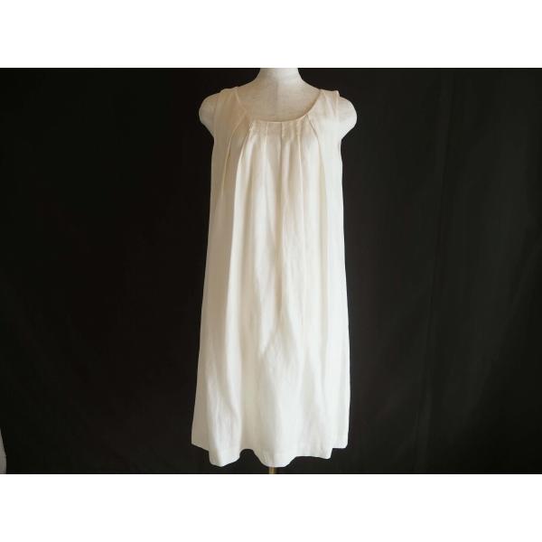 AMACA #snc アマカ ワンピース 38 アイボリー ペチコート付き  